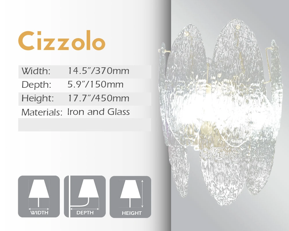 Cizzolo LED mirror lamp details in Newcastle.