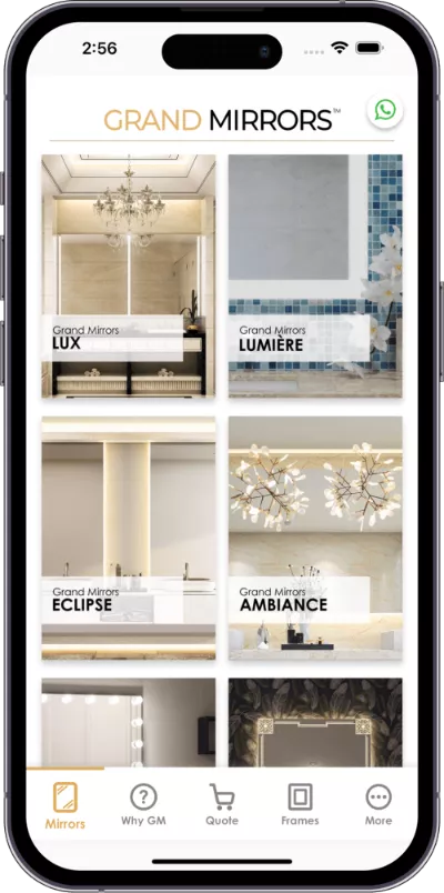 Grand Mirrors App Mobile Preview