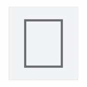 A single rectangular-shaped frame on a white background.