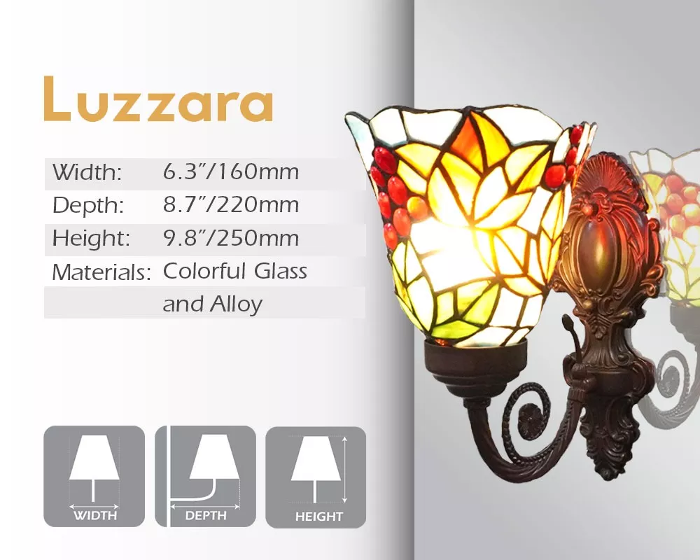 Luzzara LED mirror lamp details in Adelaide.