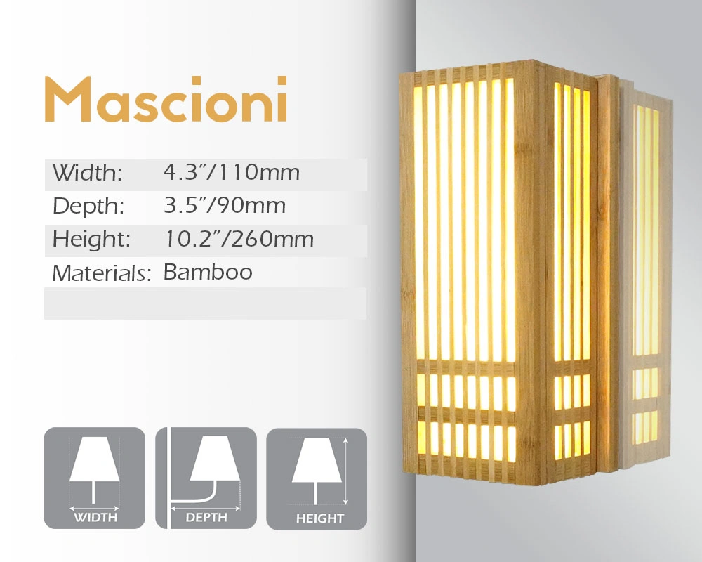 Mascioni LED mirror lamp details in Darwin.