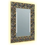 Mosaic mirrors in Stainless Steel frames