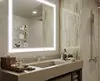 Preview of modern bathroom with a large sized lighted mirror and a sink in Adelaide.