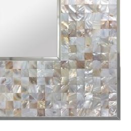 Detailed mirror design in shell