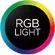 Multicolor light icon.