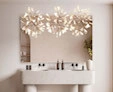 A preview of Adelaide bathroom featuring a vanity Pavana LED mirror lamp.