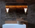 A thumbnail of chic bathroom design with a Piloni vanity LED mirror lamp in Tasmania.