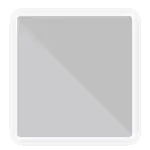 A square white custom lighted mirror on a gray background in Brisbane.