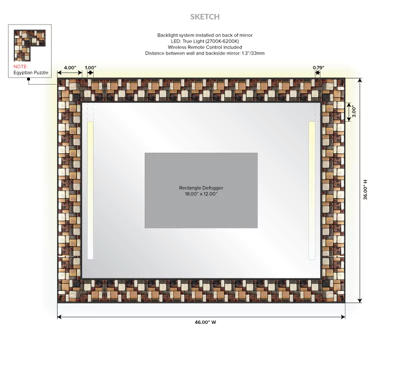 Detailed illustration of Shells Island frame with a unique Etch Gatsby true light in Canberra.