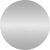 Silver circle with a white background.