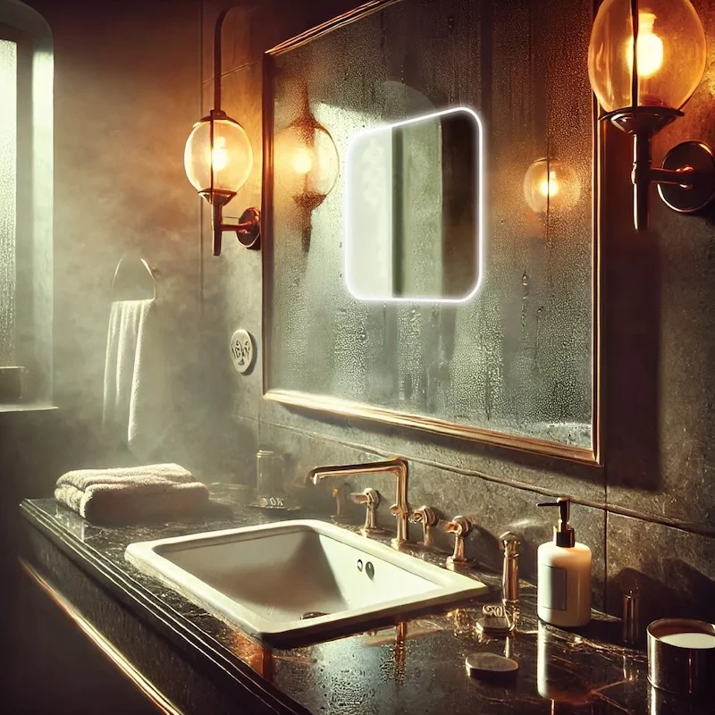 Bathroom with a sink and mirror illuminated by overhead light, emphasizing cleanliness in Wellington.